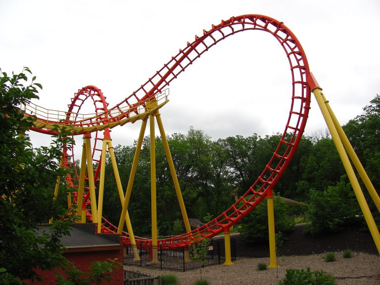 Roller coaster at Worlds of Fun