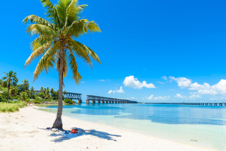 Bahia Honda State Park - Calusa Beach, Florida Keys - tropical coast with paradise beaches - USA