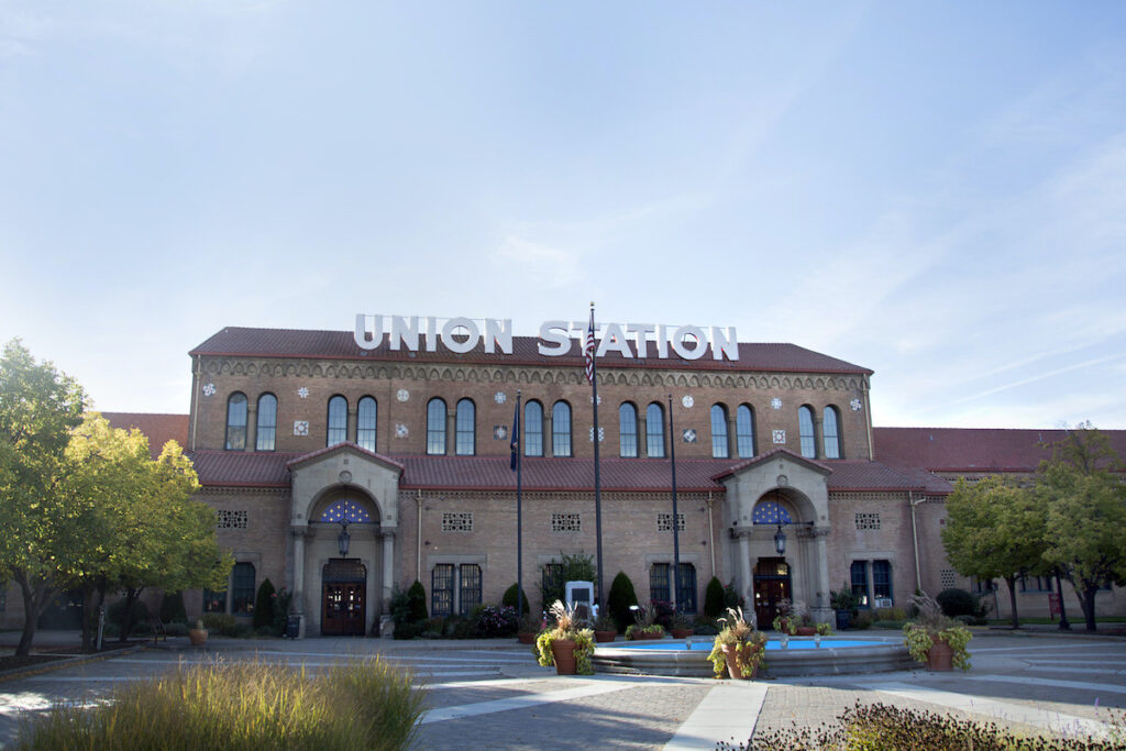 union station building in Ogden