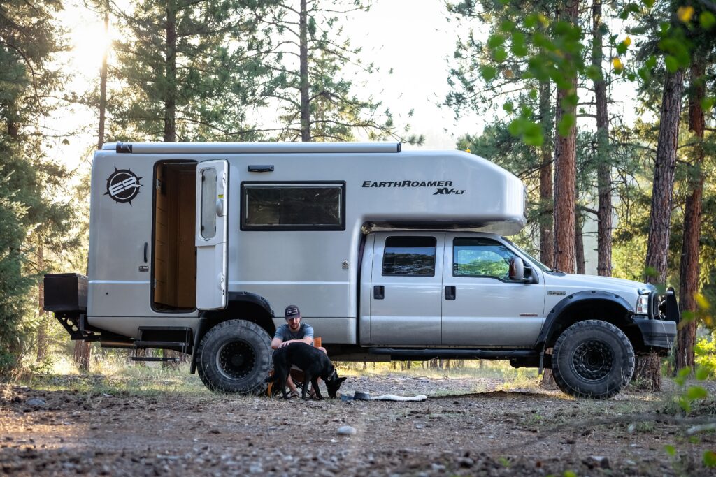 earth romer vehicle in the forest