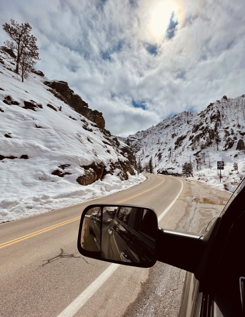 driving fifth wheel in the winter