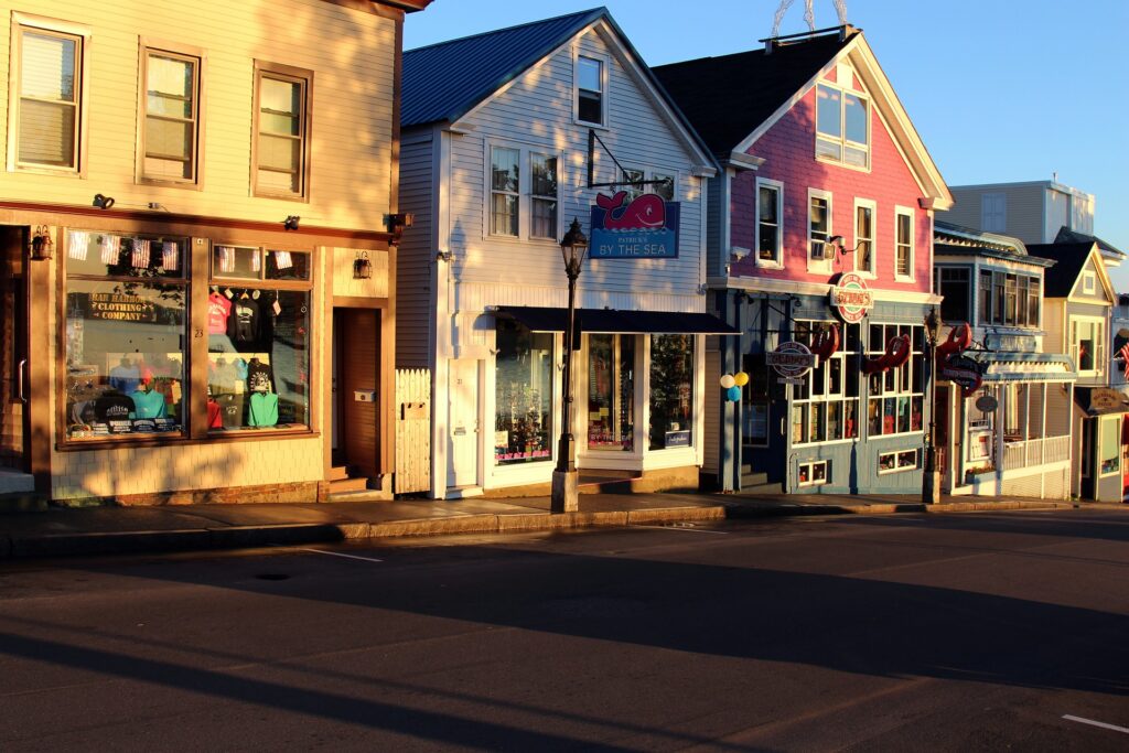 Bar Harbor, a small town in Maine