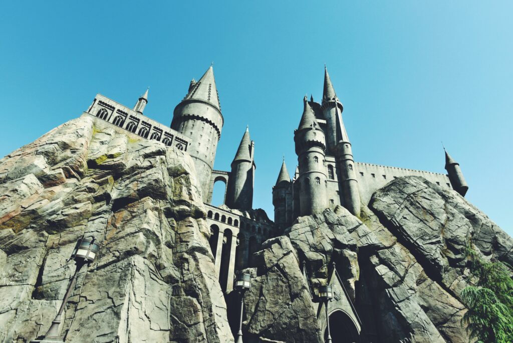 Hogwarts castle in Universal Studios Hollywood