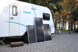 Eco friendly RV with solar panels