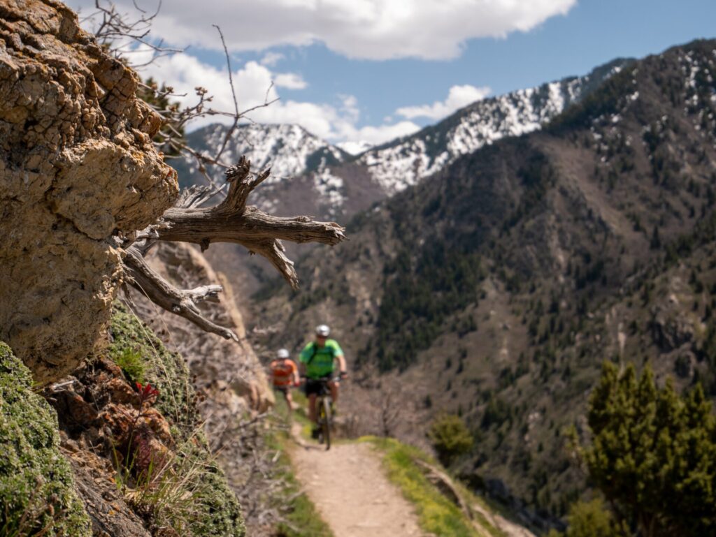 Salt Lake City mountain biking trail