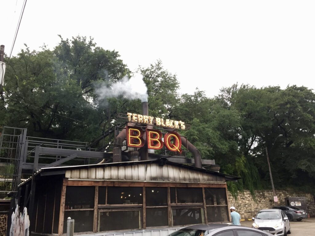 The outside of Blacks Barbecue in Austin